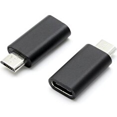 PremiumCord Adaptér USB-C konektor female - USB 2.0 Micro-B/male