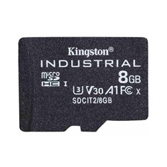 Kingston MicroSDHC karta 8GB Industrial C10 A1 pSLC Card Single Pack