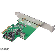 AKASA PCIe karta USB 3.2 Gen 2 interní konektor