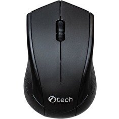 C-TECH WLM-07/Kancelářská/Optická/1 200 DPI/Bezdrátová USB/Černá