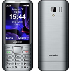 ALIGATOR D950 Dual sim stříbrný