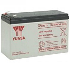 YUASA NPW45-12 (12V; 45W/čl (7,5Ah); faston F2-6,3mm; životnost 5let)