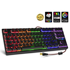 CONNECT IT NEO+ Compact mechanická herní klávesnice, RGB podsvícení , USB, (CZ+SK verze)