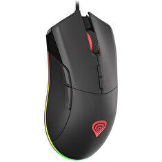 Genesis herní optická myš KRYPTON 290/RGB/6400 DPI/Herní/Optická/6 400 DPI/Drátová USB/Černá