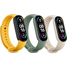 Xiaomi Mi Smart Band 6 Strap(3 pack) Ivory/Olive/Yellow