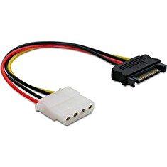 Delock napájecí kabel SATA (M) -> MOLEX(F) 12cm
