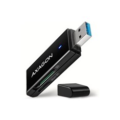 AXAGON CRE-S2N, USB-A 3.2 Gen 1 - SUPERSPEED čtečka karet, 2-slot & lun SD/microSD, podpora UHS-I