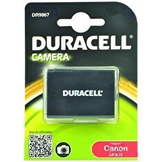 DURACELL Baterie - DR9967 pro Canon LP-E10, černá/bílá, 1020 mAh, 7.4 V