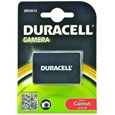 DURACELL Baterie - DRCE12 pro Canon LP-E12, černá, 600mAh, 7.2V