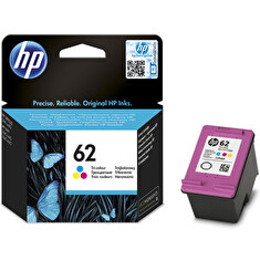 HP 62 tříbarevná inkoustová náplň (C2P06AE)