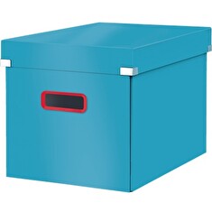 LEITZ Čtvercová krabice Click&Store COSY, velikost L (A4), klidná modrá