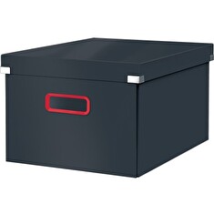 LEITZ Univerzální krabice Click&Store COSY, velikost M (A4), sametově šedá