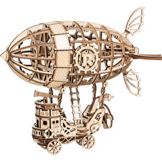 Hračka Robotime dřevěné 3D puzzle Pohádková vzducholoď