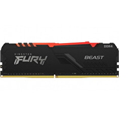 Kingston FURY Beast/DDR4/32GB/3600MHz/CL18/1x32GB/RGB/Black