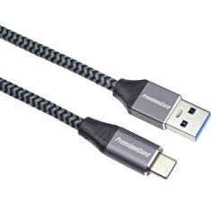 PremiumCord kabel USB-C - USB 3.0 A (USB 3.1 generation 1, 3A, 5Gbit/s) 0,5m oplet