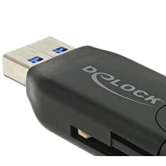 Delock Micro USB OTG čtečka karet + USB 3.0 A male