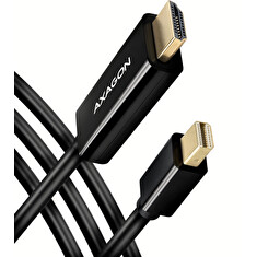 AXAGON RVDM-HI14C2, Mini DisplayPort -> HDMI 1.4 redukce / kabel 1.8 m, 4K/30Hz