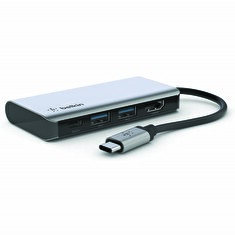 Belkin USB-C 4v1 Multiport adaptér - 4K HDMI, USB-C PD 3.0, 2x USB-A 3.0