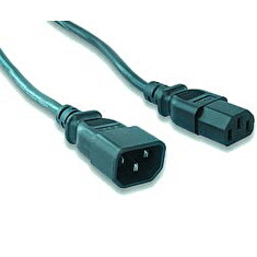 GEMBIRD Kabel síťový, prodlužovací, 3m VDE 220/230V napájecí