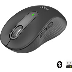 LOGITECH Signature M650 for Business/Kancelářská/Laserová/Pro praváky/4 000 DPI/USB+BT/Grafitová