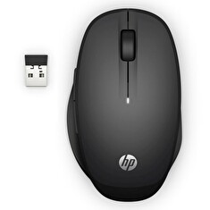 HP 300 bezdrátová myš Dual Mode - stříbrná