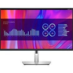 Dell/P3223DE/31,50"/IPS/QHD/60Hz/5ms/Blck-Slvr/3RNBD