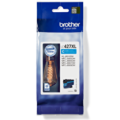 Brother LC-427XLC (inkoust cyan, 5000 str., ISO / IEC 24711)