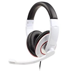 Gembird Sluchátka s mik MHS-001 Gaming glossy white