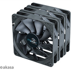 ventilátor Akasa - 12 cm VIPER S-flow 3ks B