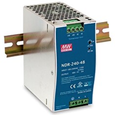 MEANWELL NDR-240-24 Prům. nap. zdroj 24V 10A