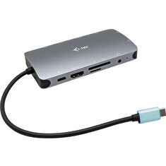 i-tec USB-C Metal Nano Dock HDMI/VGA with LAN + PD 100 W + zdroj 112W (PD 100W)