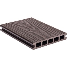 Terasové prkno G21 2,5 x 14,8 x 400 cm, Dark Wood, WPC