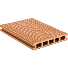 Terasové prkno G21 2,5 x 14,8 x 300 cm, Light Wood, WPC