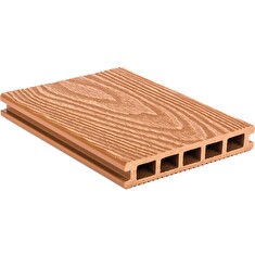 Terasové prkno G21 2,5 x 14,8 x 400 cm, Light Wood, WPC