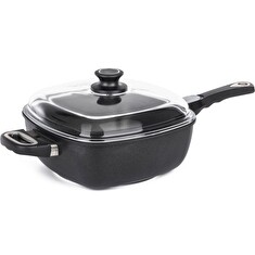 Hluboká pánev G21 Cook 26 cm s poklicí a odnímatelnou rukojetí