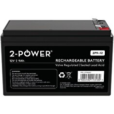 2-Power 2P9-12 12V 9Ah VRLA Baterie F2 ( FASTON 250 )