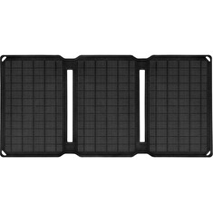 Sandberg Solar Charger 21W 2xUSB, solární nabíječka, černá