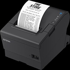 EPSON TM-T88VII-112 - černá/USB/ethernet/serial/zdroj/EU kabel/