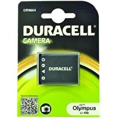 DURACELL Baterie - DR9664 pro Olympus, Nikon NP-45, černá, 630 mAh, 3.7V