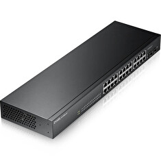 ZyXEL GS1900-24, 24-port GbE L2 Smart Switch, rackmount, fanless