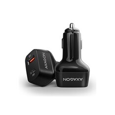 AXAGON PWC-PQ38, PD & QUICK nabíječka do auta 38W, 2x port (USB + USB-C), PD3.0/QC3.0/AFC/FCP/Apple