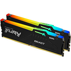 KINGSTON 64GB 4800MT/s DDR5 CL38 DIMM (Kit of 2) FURY Beast RGB PnP