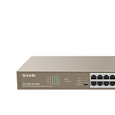 Tenda TEG1118P-16-250W - PoE AT Switch 230W (16xPoE 802.3af/at 10/100/1000Mbps, Uplink 2xSFP 1Gbps), Rack