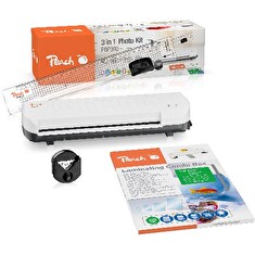 Peach 4 in1 Laminating Kit PBP300, set laminátor PL707, řezačka PC100-04, mix folií a zařezávač rožků