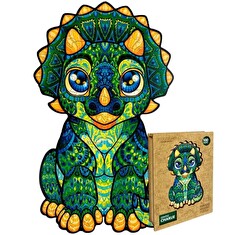 Puzzle Puzzler dřevěné, barevné - Milý Charlie