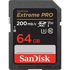 SanDisk Extreme PRO SDXC 64GB 200MB/s V30 UHS-I