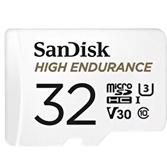 SanDisk High Endurance microSDHC 32GB + adaptér