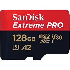 SanDisk Extreme PRO microSDXC 128GB 200MB/s + ada.