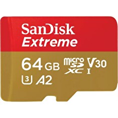 SanDisk Extreme microSDXC 64GB 170MB/s + adaptér