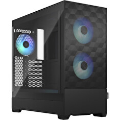 Fractal Design Pop Air RGB Black TG Clear Tint/Midi Tower/Transpar./Černá